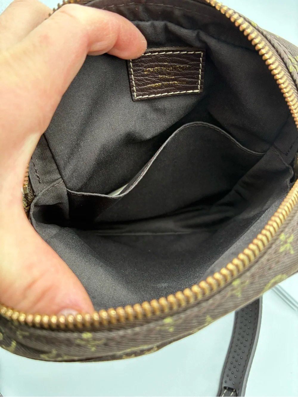 Louis Vuitton Monogram  mini Lin danube Crossbody Bag with COA
